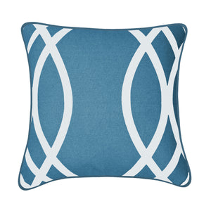 Wilcox Blue Cotton Cushion (4 Pack)