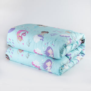 Mermaid Printed Juvenile Comforter Set (2 Pack)