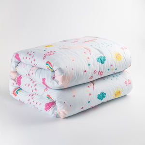 Unicorn Printed Juvenile Comforter Set (2 Pack)