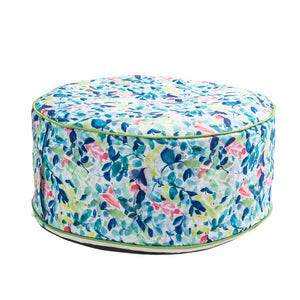 Outdoor Inflatable Ottoman Watercolor Floral (2 Pack)