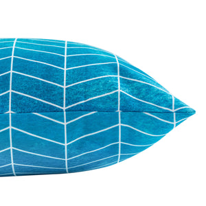 Watercolour Zigzag Outdoor Cushion